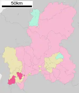 大垣市位置図