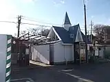 仮駅舎（2013年12月）