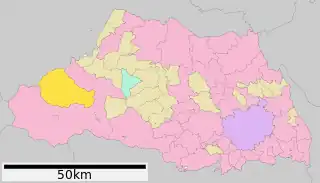 小鹿野町位置図