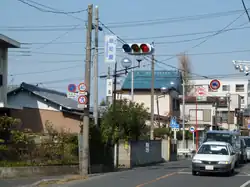 扇町屋交差点。国道16号側より撮影。