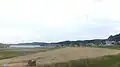 刈取り後の山田錦の栽培地