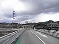 終点付近神戸市北区淡河町淡河で撮影