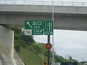 京都縦貫自動車道大原野IC