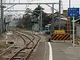 建設中の新駅(2006年3月)