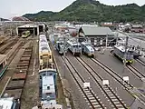 近江鉄道ミュージアムがあった頃の様子(2008年10月)