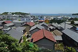 集落と知多湾