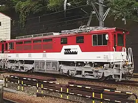 ED90形電気機関車（2007年10月 アプトいちしろ駅）