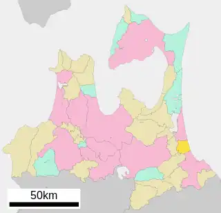 おいらせ町位置図