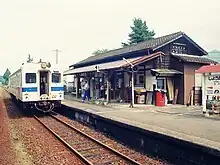 久大本線のキハ52形（庄内駅、1991年）