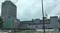 建設中の大分駅ビル（2014年10月）