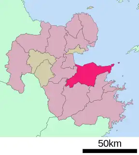 大分市位置図