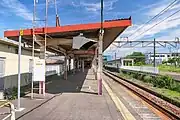 1番線ホーム(2022年7月)