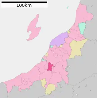 小千谷市位置図