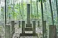 岡田鴨神社旧跡地碑
