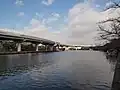 大川沿いを通る守口線（長柄-都島）