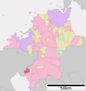 大川市位置図