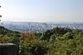 三勲神社跡地から望む岡山市街