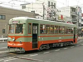 日光軌道線の100形は岡山電気軌道で現役
