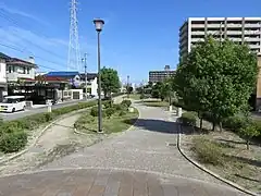 埋め立てられた早川