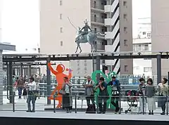完成したペデストリアンデッキ（2019年11月撮影）