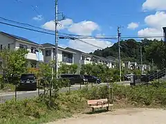 桑原町字緑陽台に造成された住宅団地「緑陽台」