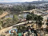 観覧車から見下ろした風景