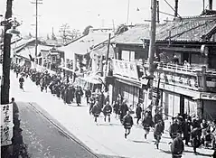 戦前に行われていた武者行列