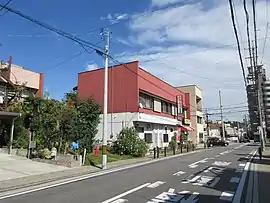 通称「松葉通り」。岡崎城下二十七曲りの一部である。