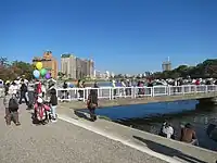殿橋の下流にかかる潜水橋