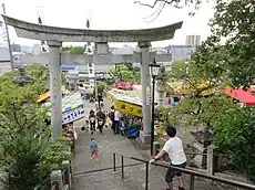 9月に行われる天満天神祭