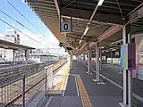 0番線ホーム（2022年10月）