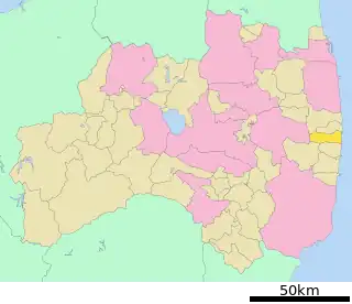 大熊町位置図