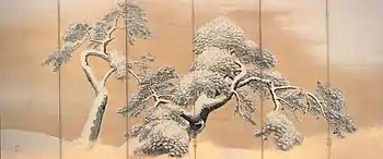 『雪松図』(国宝)三井記念美術館