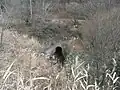 奥羽山脈山越えの旧水路・沼上隧道