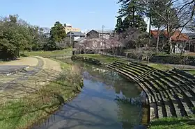 大聖寺市街地の旧大聖寺川
