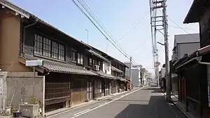 旧丸亀街道の町屋群(市道兵庫町西通町線)