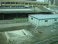 解体中の旧大分駅プラットホーム（2012年8月）