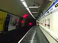 ノーザン・シティ線北行ホーム（北から）