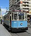 動態保存されている旧型電車（2012年撮影）