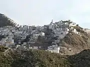 オリンボスの街の遠景