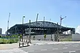 2018年8月撮影鉄骨工事