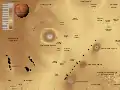 オリンポス山周辺の地図