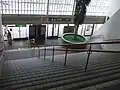 駅舎内階段付近（2008年5月）