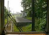 駅全景(2006年8月、列車内より)