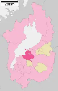 近江八幡市位置図