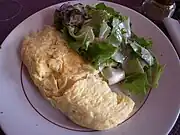 日本のオムレツの一例（東京にて）