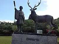山頂の大己貴命像