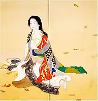 「お夏狂乱」二曲屏風 1914年福富太郎コレクション資料室所蔵