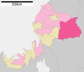 大野市位置図