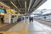 1番線ホーム(2021年12月)